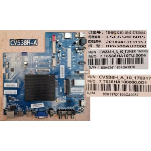 BLAUPUNKT BP6500AU9000 MAIN BOARD 7.T538HA100000.0D1 CV538H-A 